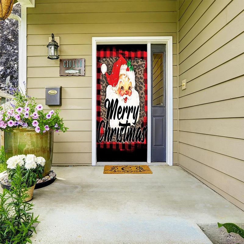 DoorFoto Door Cover Jolly Old Elf