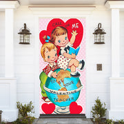 DoorFoto Door Cover Vintage Valentines