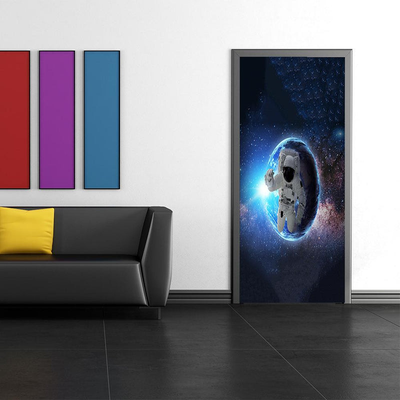 DoorFoto Door Cover Outer Space Room Decor