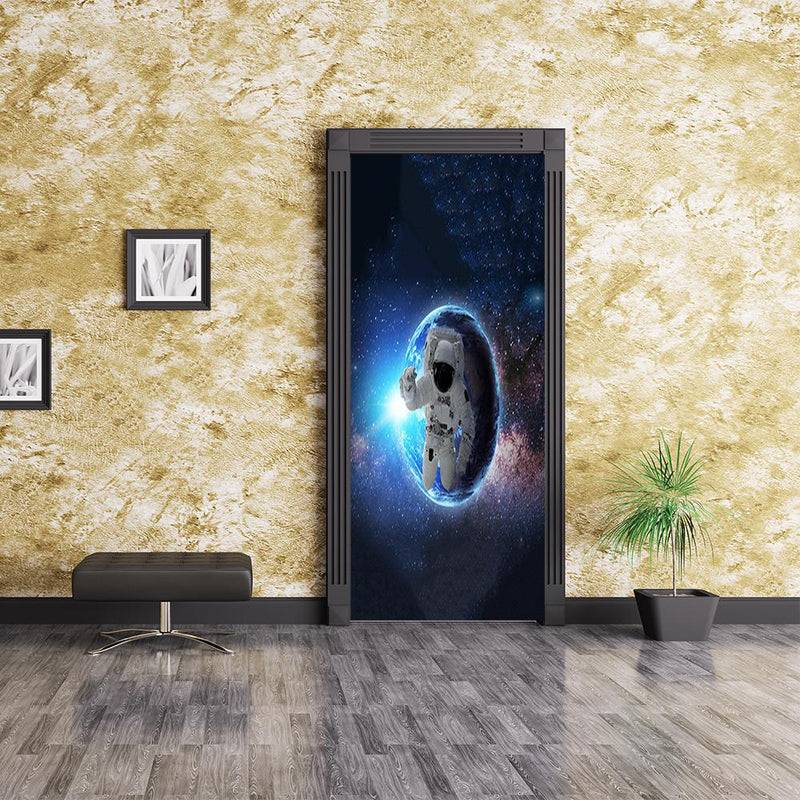 DoorFoto Door Cover Outer Space Room Decor