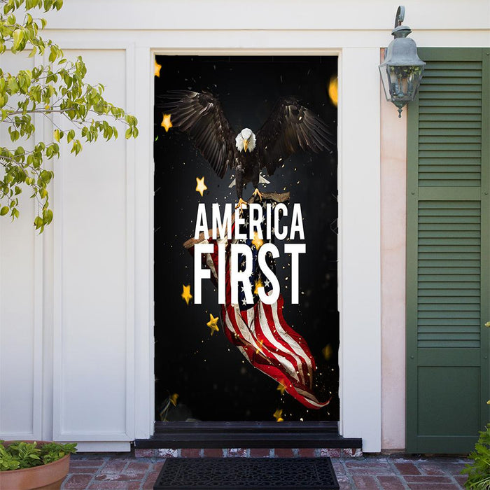 DoorFoto Door Cover America First