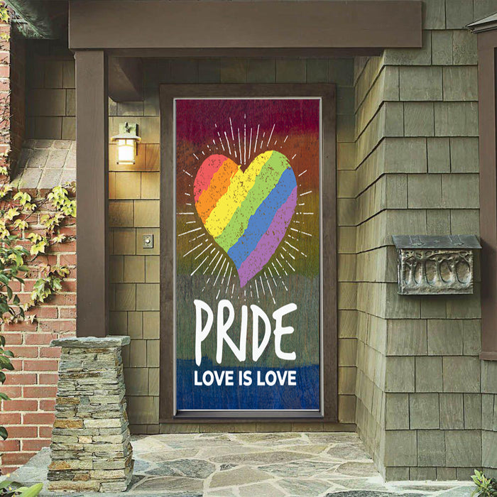 DoorFoto Door Cover Pride Love
