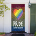 DoorFoto Door Cover Pride Love