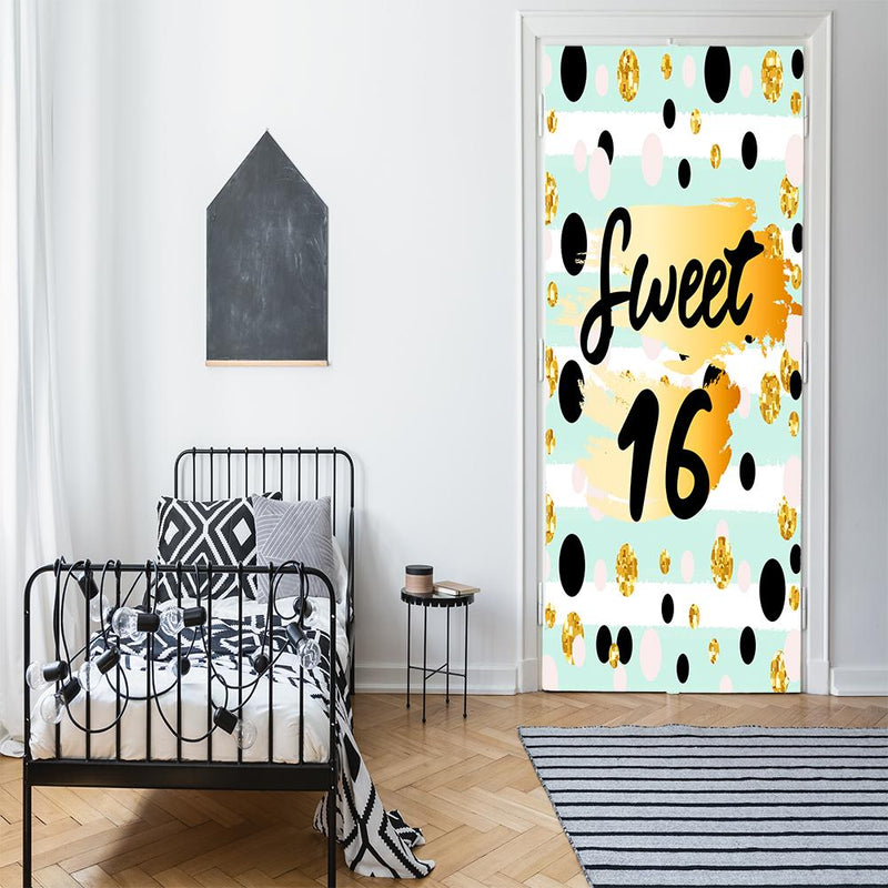 DoorFoto Door Cover Golden Sweet 16