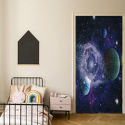 DoorFoto Door Cover Galaxy Decorations
