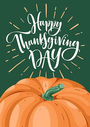 DoorFoto Door Cover Thanksgiving Pumpkin