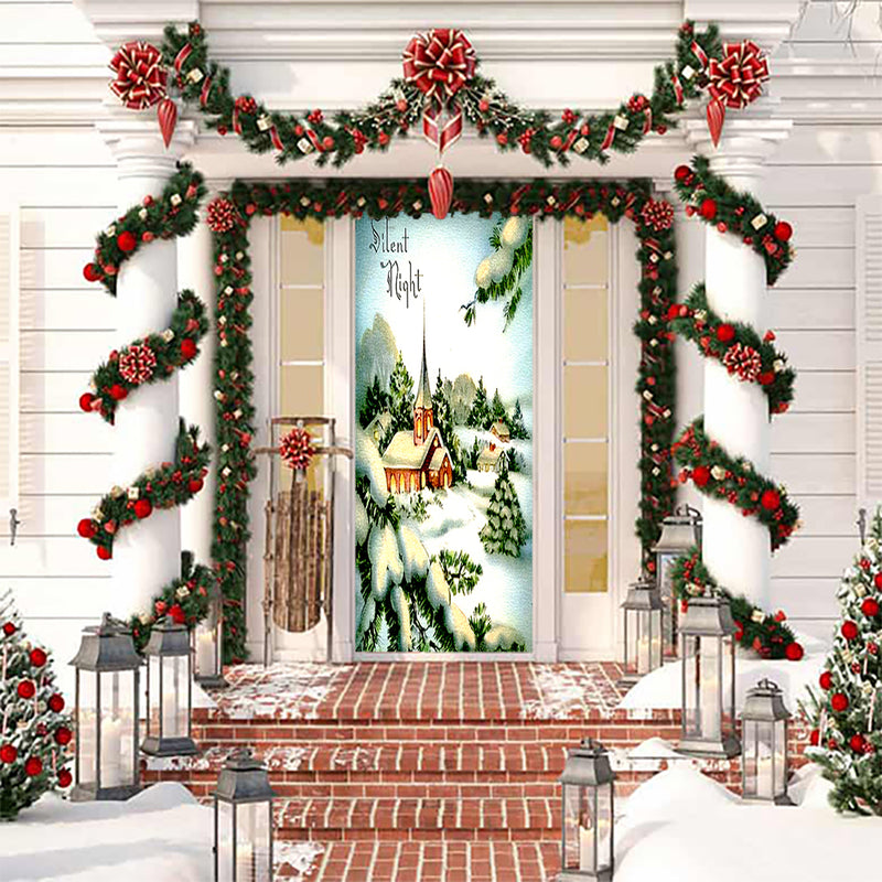 DoorFoto Door Cover Silent Night