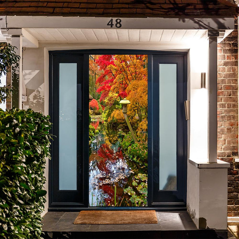 DoorFoto Door Cover Seasonal Autumn Time