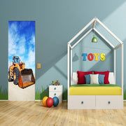 DoorFoto Door Cover Construction Room Decor