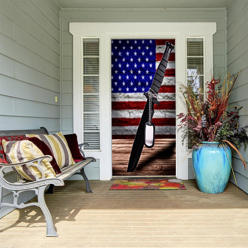 DoorFoto Door Cover Fallen Soldier