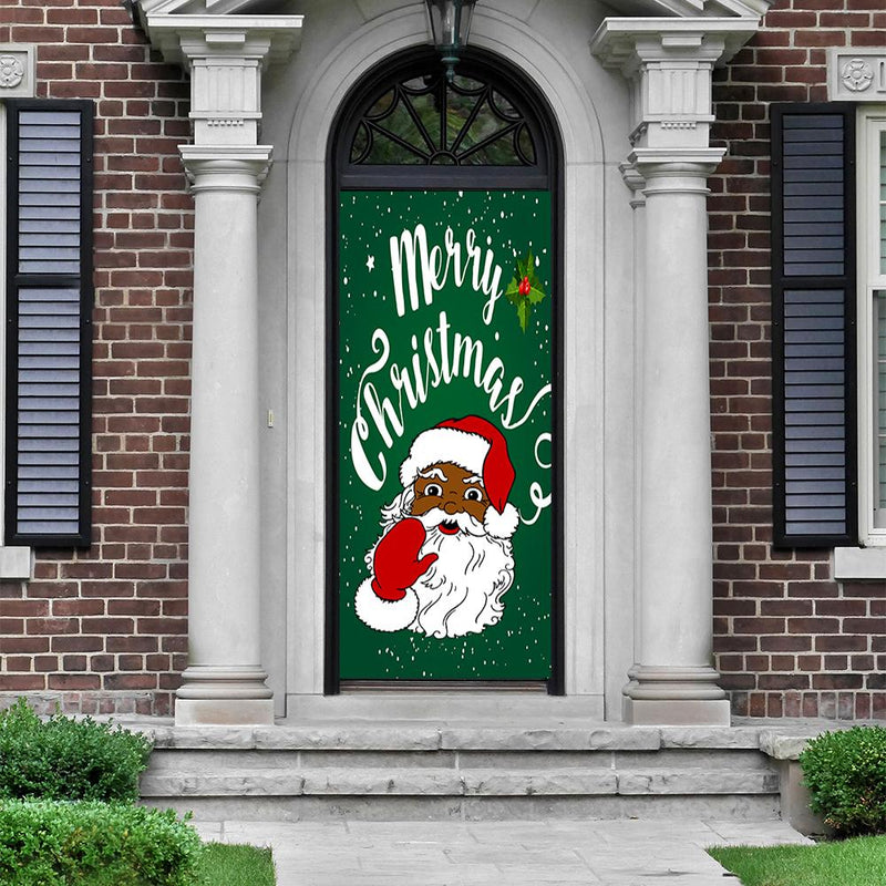 DoorFoto Door Cover African Santa