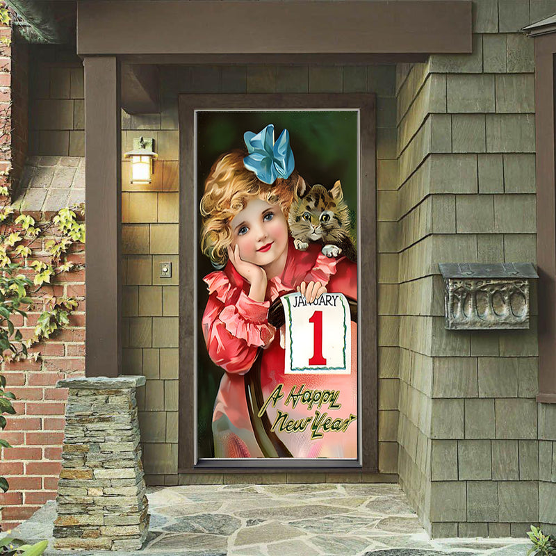 DoorFoto Door Cover A New Year