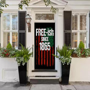 DoorFoto Door Cover Free-ish Flag