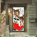 DoorFoto Door Cover Reindeer Boot