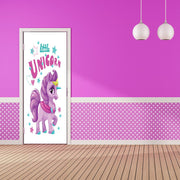 DoorFoto Door Cover Unicorn Decoration