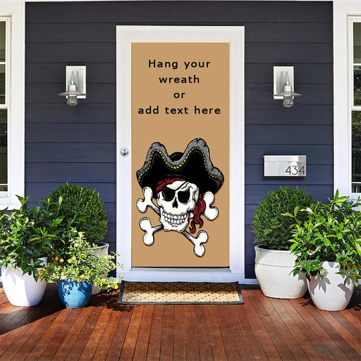 DoorFoto Door Cover Customizable -  Kids Pirate Decor