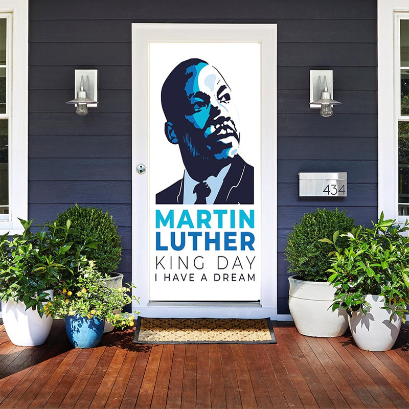DoorFoto Door Cover MLK Poster