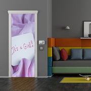 DoorFoto Door Cover It's a Girl Blanket