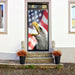 DoorFoto Door Cover Bald Eagle on American Flag