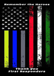 DoorFoto Door Cover First Responder Door Flag