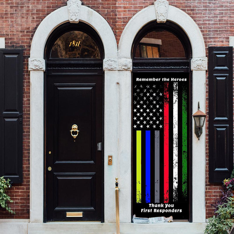 DoorFoto Door Cover First Responder Door Flag