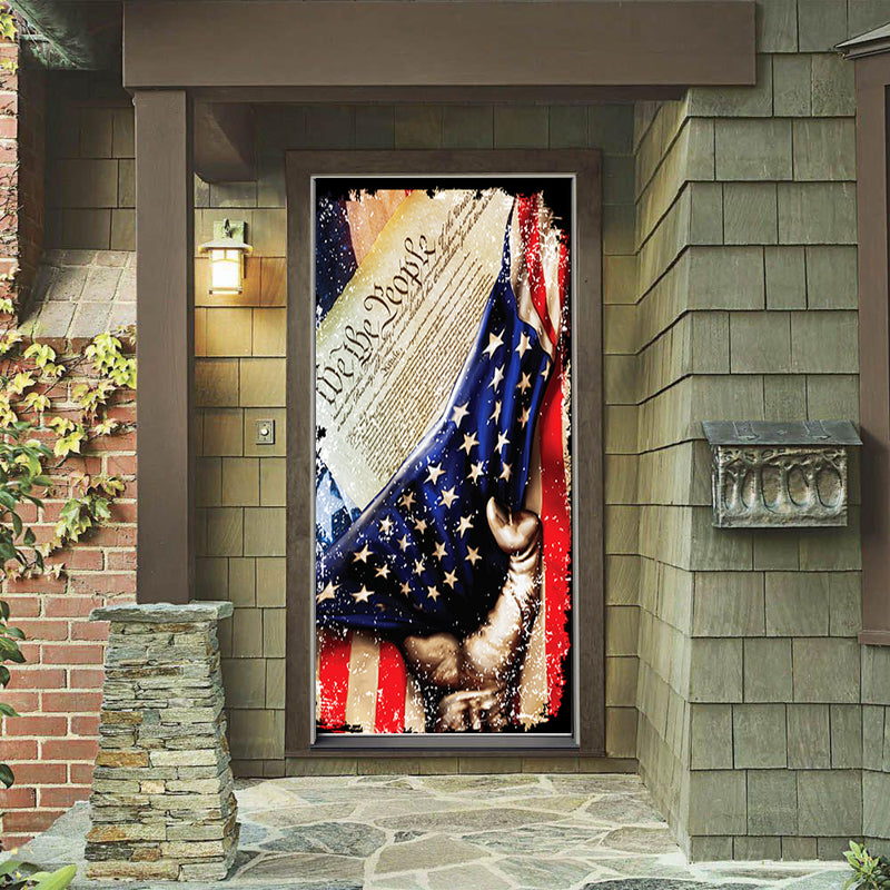 DoorFoto Door Cover 4th of July Deco