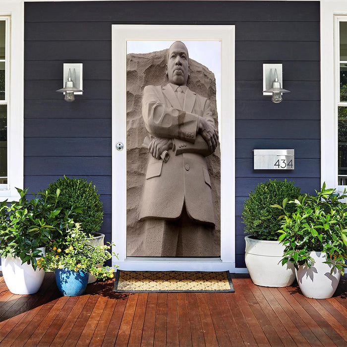 DoorFoto Door Cover MLK Statue