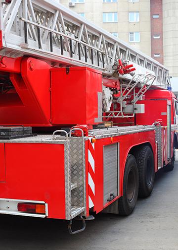 DoorFoto Door Cover Fire Truck Bedroom