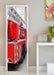 DoorFoto Door Cover Fire Truck Bedroom