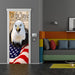 DoorFoto Door Cover We The People American Flag Door