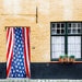DoorFoto Door Cover American Flag Background