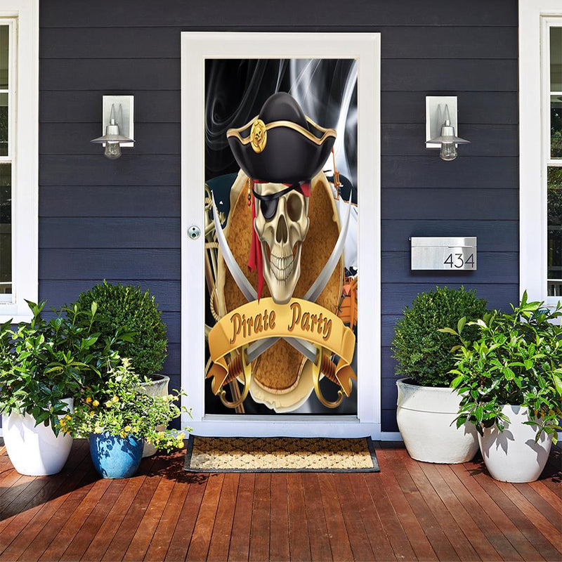 DoorFoto Door Cover Pirate Party