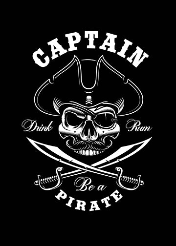 DoorFoto Door Cover Captain Pirate