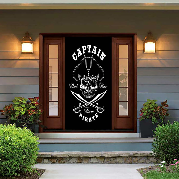 DoorFoto Door Cover Captain Pirate