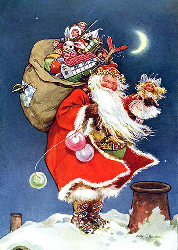 DoorFoto Door Cover 1950's Christmas