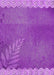 DoorFoto Door Cover Purple Leaf