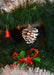 DoorFoto Door Cover Christmas Pine Cone