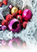 DoorFoto Door Cover Colorful Christmas Ornaments