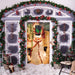 DoorFoto Door Cover Snowman Door Decorations