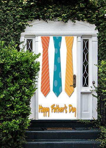 DoorFoto Door Cover Happy Father's Day