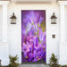 DoorFoto Door Cover Purple Flowers