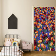 DoorFoto Door Cover Meadow of Flowers