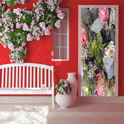 DoorFoto Door Cover Mixed Roses
