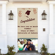 DoorFoto Door Cover Customizable - Congrats Grad Banner