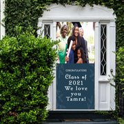 DoorFoto Door Cover Customizable -  Fabric Graduation Banner