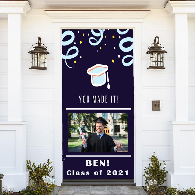 DoorFoto Door Cover Customizable - Graduation Wrap