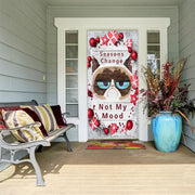 Grumpy Cat Door Cover Grumpy Cat Christmas