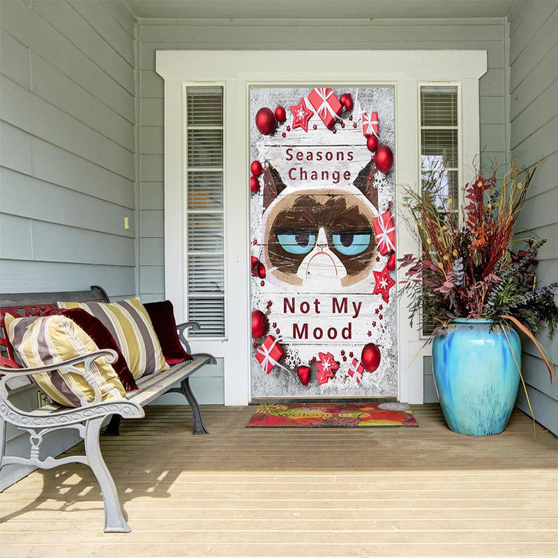 Grumpy Cat Door Cover Grumpy Cat Christmas