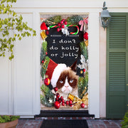 Grumpy Cat Door Cover Jolly Grumpy Cat