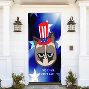 Grumpy Cat Door Cover Grumpy Cat Face